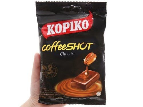 Kẹo cafe Kopiko - combo 5 gói vị cafe đen