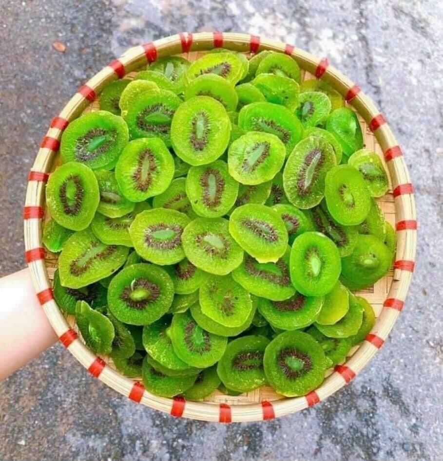 Mứt Kiwi sấy dẻo hủ 300gram, [ Siêu dẻo Siêu dai ]