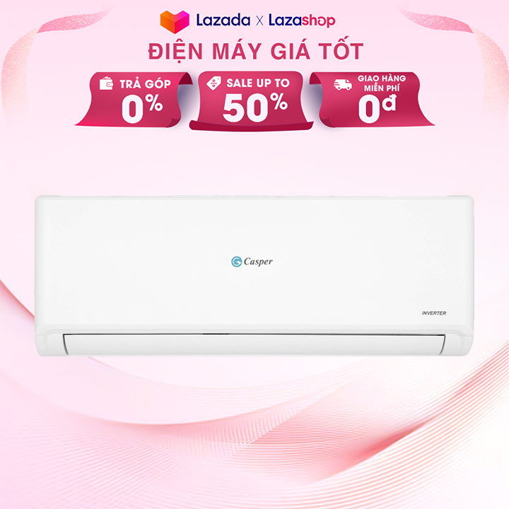 [Giao tại HCM] [LẮP ĐẶT 2H] Máy lạnh Casper Inverter 1.5 HP GC-12IS35