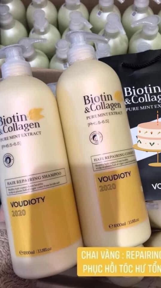 CẶP DẦU GỘI - XẢ BIOTIN COLLAGEN 1L