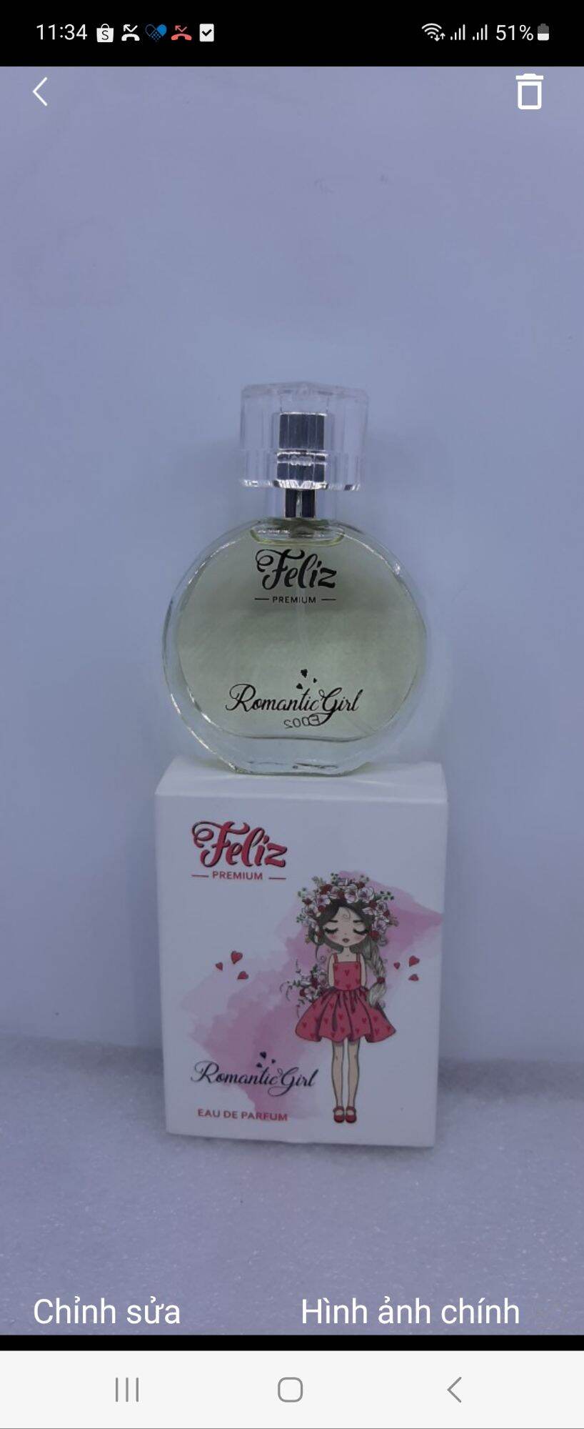 Nước hoa mini Feliz Premium 25ml
