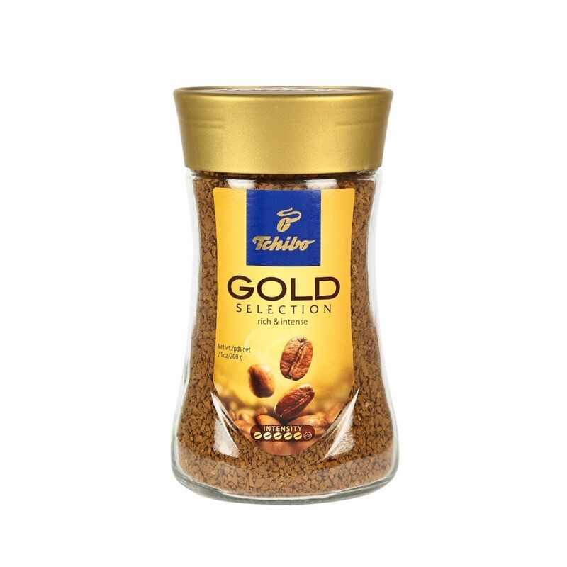 Cà phê hoà tan tchibo gold rich & intense lọ 100g