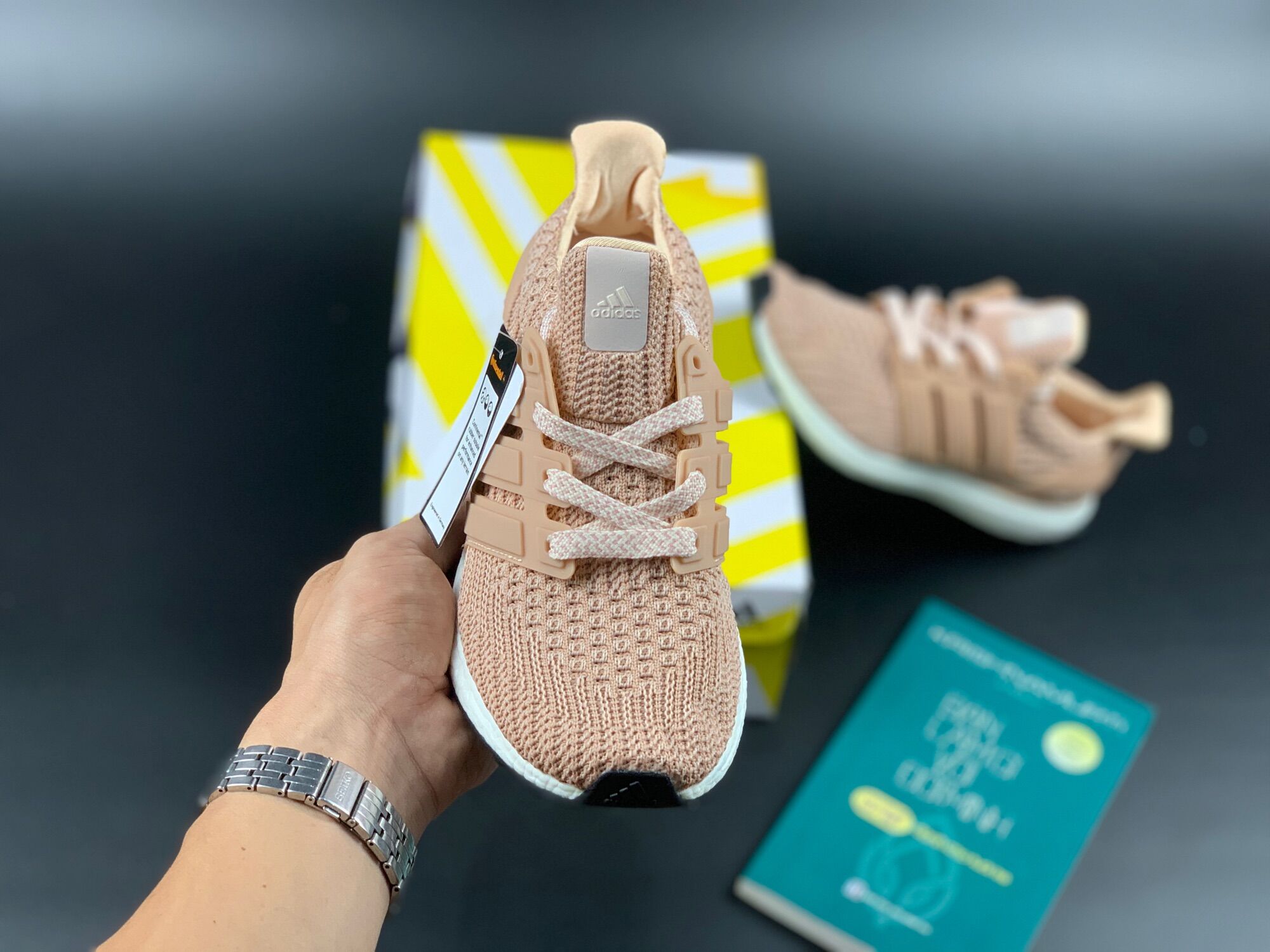 Giày thể thao/Sneaker Ultra Boost 4.0 hồng đất (full box)