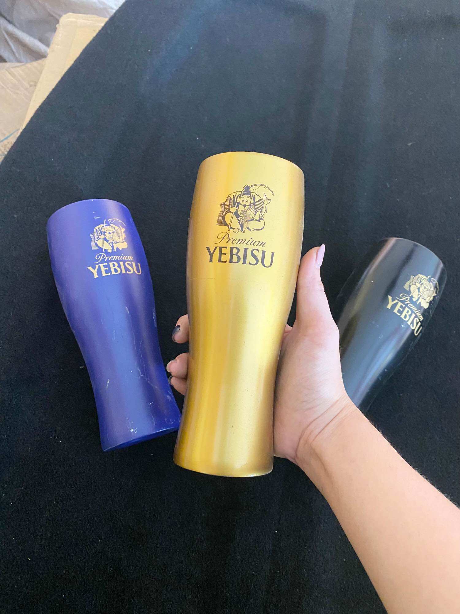Ly giữ nhiệt yebisu 450ml - hàng nhật bãi.