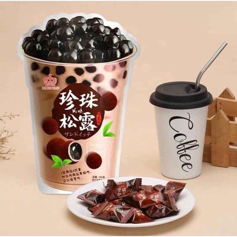 KẸO TRÀ SỮA TRÂN CHÂU ĐƯỜNG ĐEN