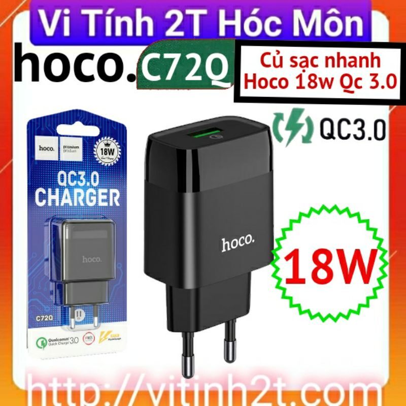 Củ Sạc Nhanh Hoco C72Q sạc nhanh 18w