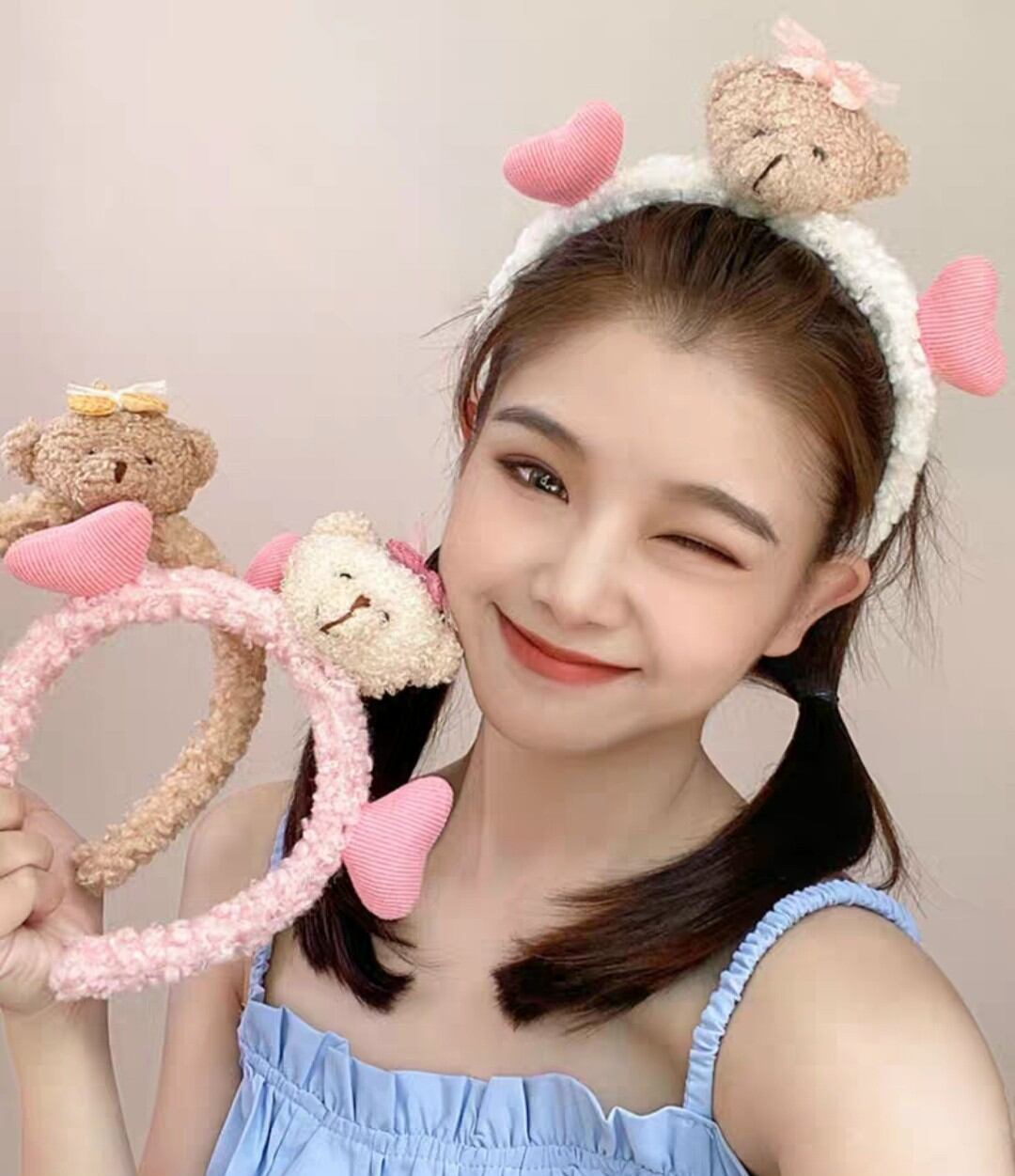 [Giá sỉ]Combo 20 cài tóc gấu bông mix nhiều mẫu