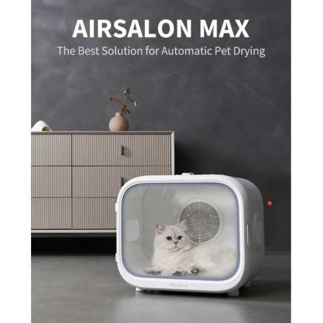 PETKIT AIR SALON MAX MAX PRO- LỒNG MÁY NHÀ SẤY TỰ ĐỘNG CHO CHÓ MÈO VÀ THÚ CƯNG