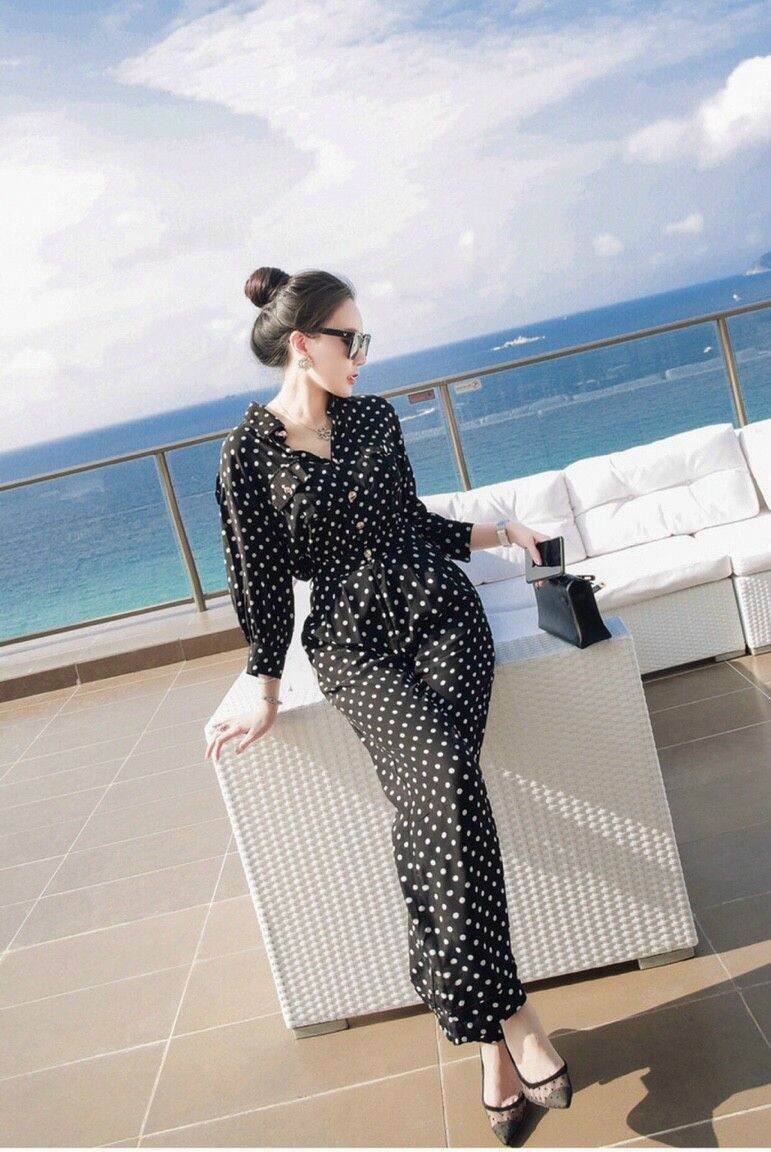 📍 Miễn Ship 📍Set CHẤM BI QUẦN DÀI SIÊU SANG