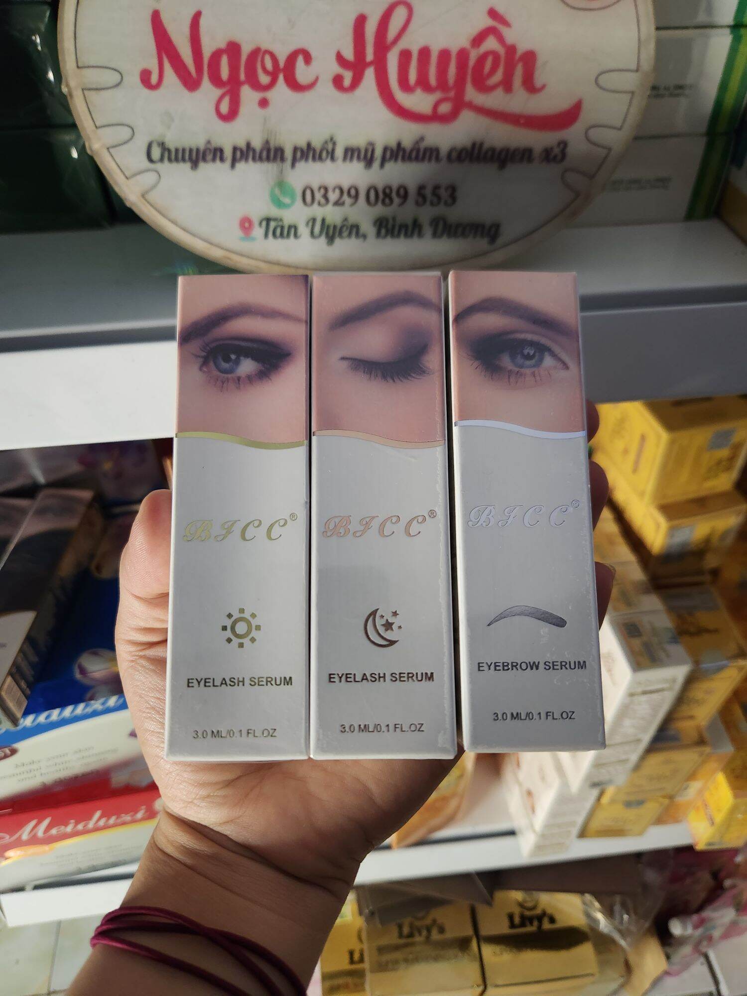 (Chính Hãng) Bô Serum Dưỡng Mộc Mi Mày BJCC - dưỡng Dài và rậm 3 ml