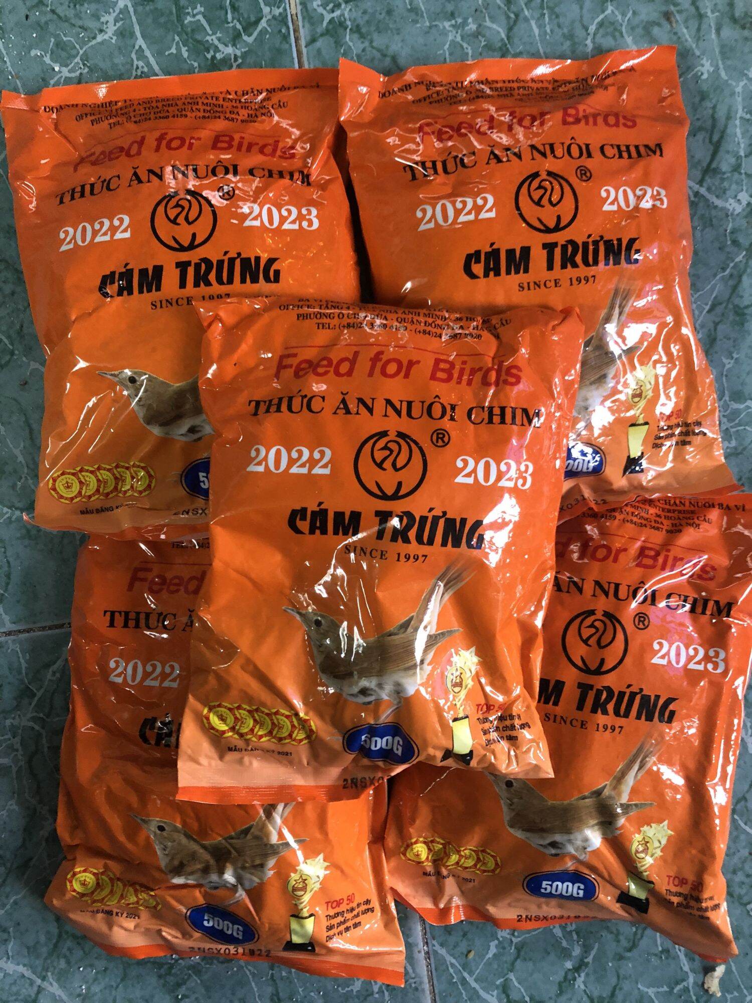 Cám trứng Ba Vì cho chim cảnh 500g