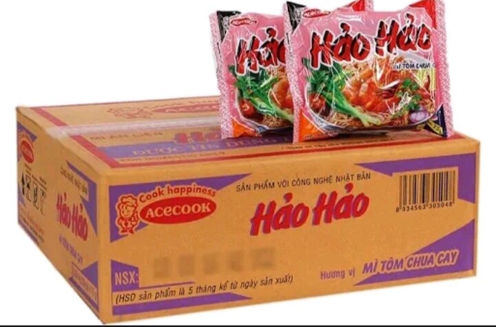 [HCM] THÙNG 30 GÓI MÌ HẢO HẢO TÔM CHUA CAY 75G