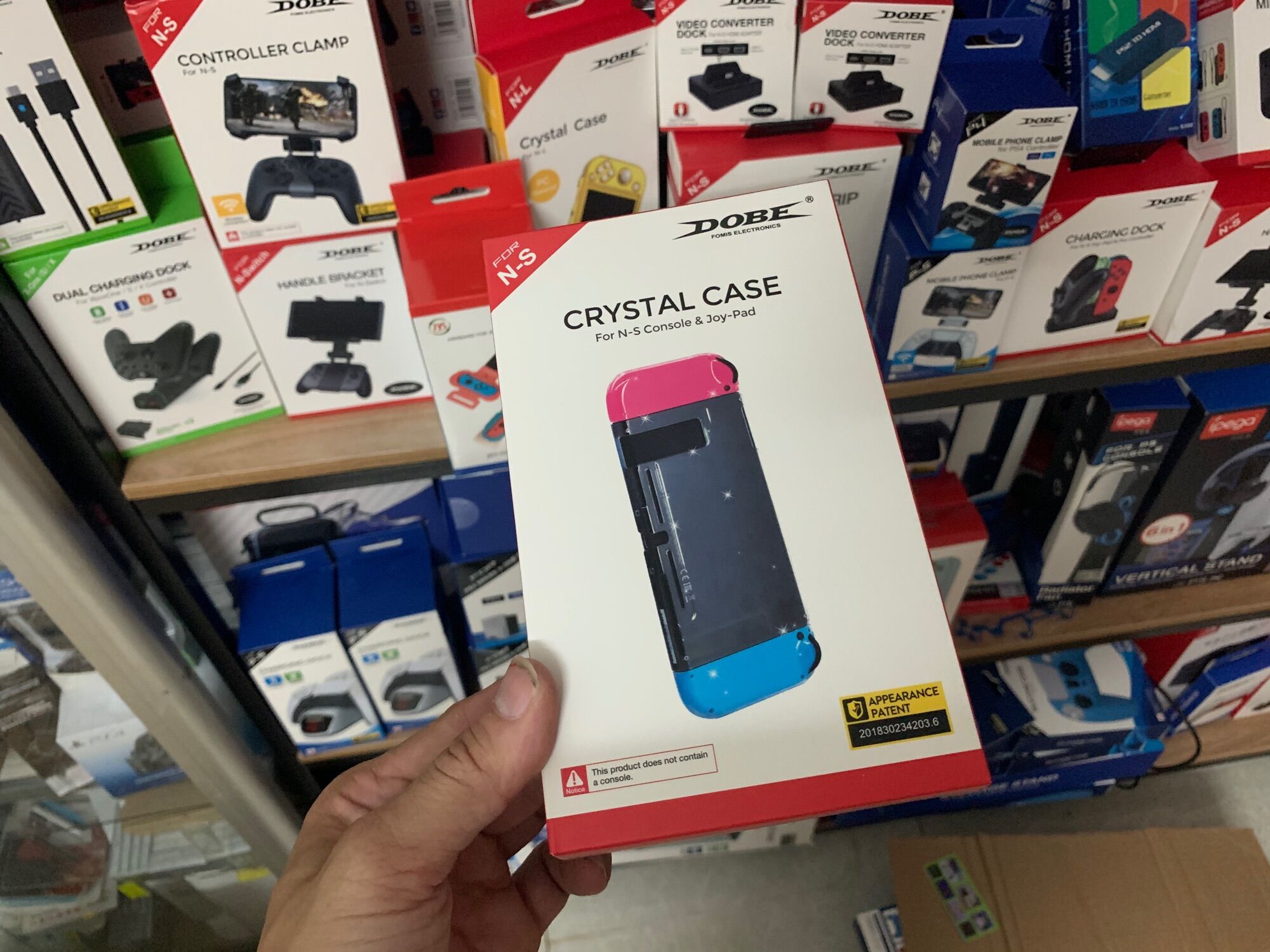 Nintendo Switch case ốp nhựa cứng trong suốt