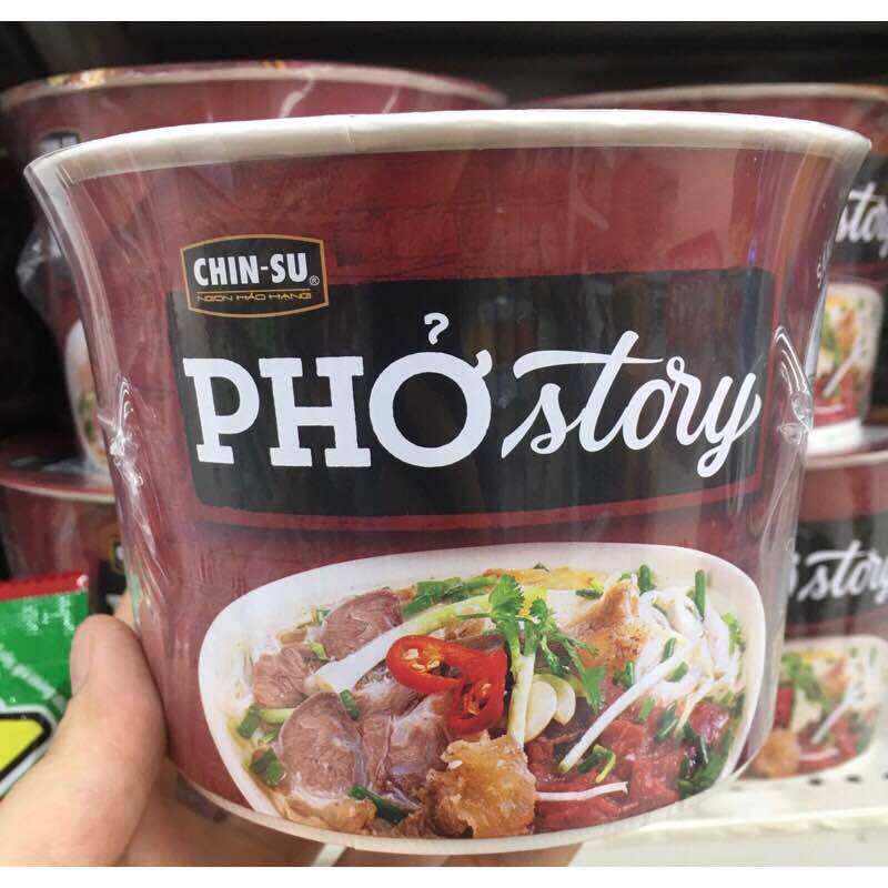 Phở Bò Story Chinsu Hộp 131G (Có Thịt Thật) Phở Thìn