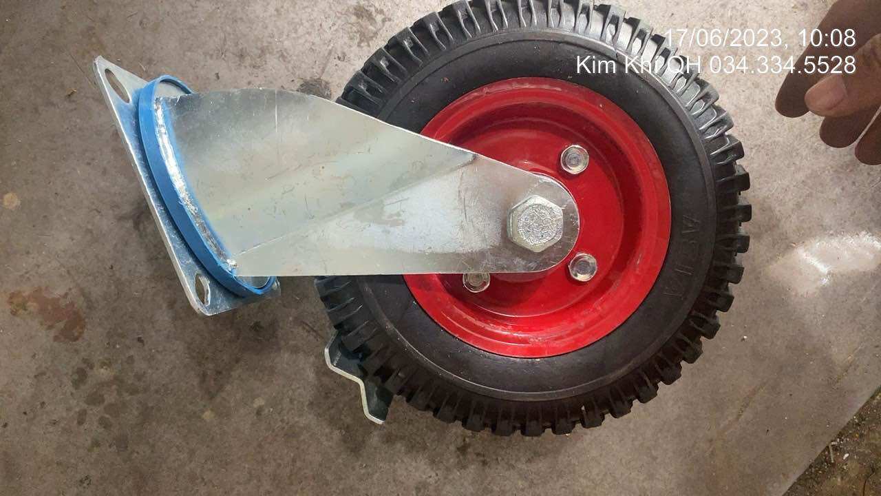 Bánh 200 đỏ, bánh xe đẩy hàng