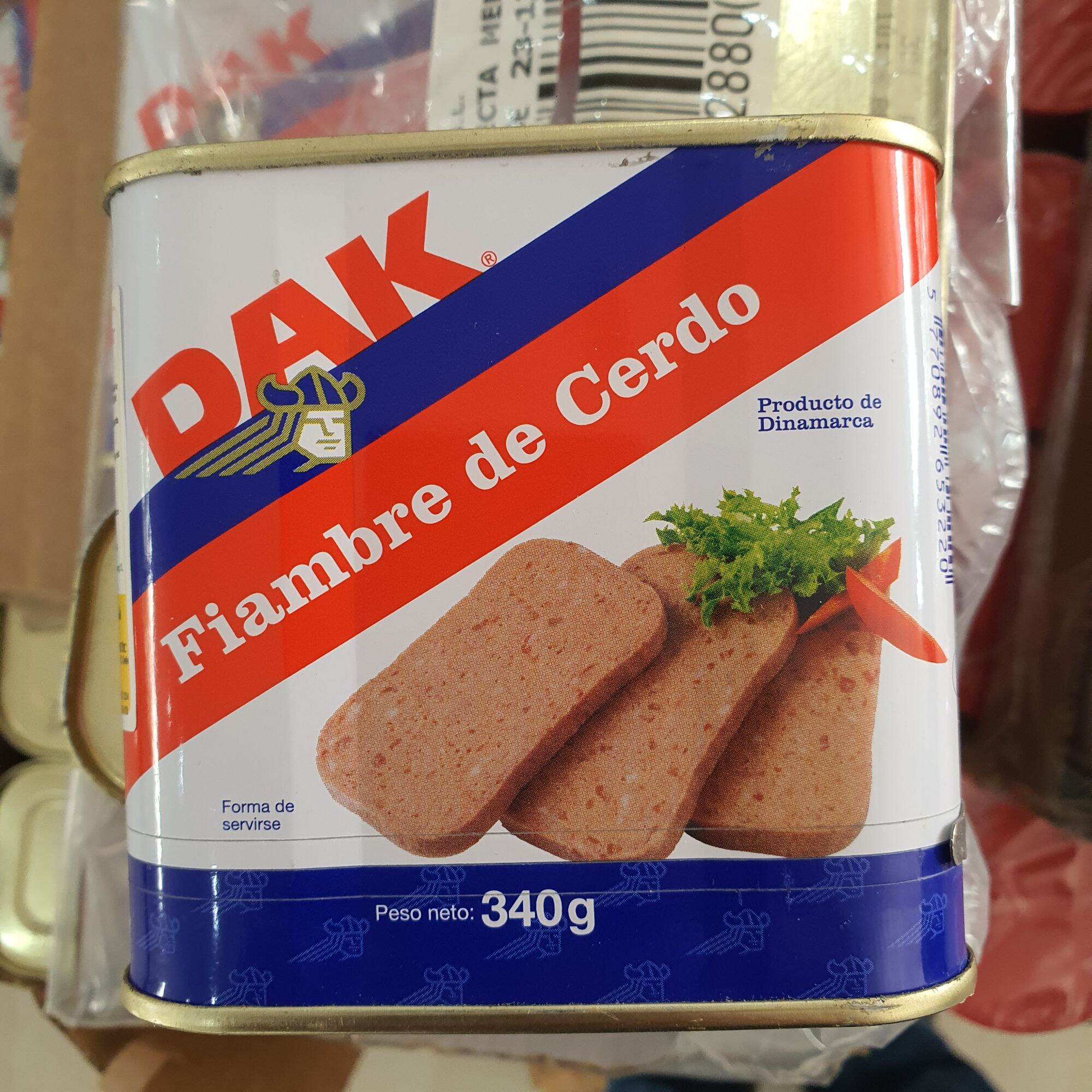 Patê thịt heo luncheon meat 340g – dak, 200g dak