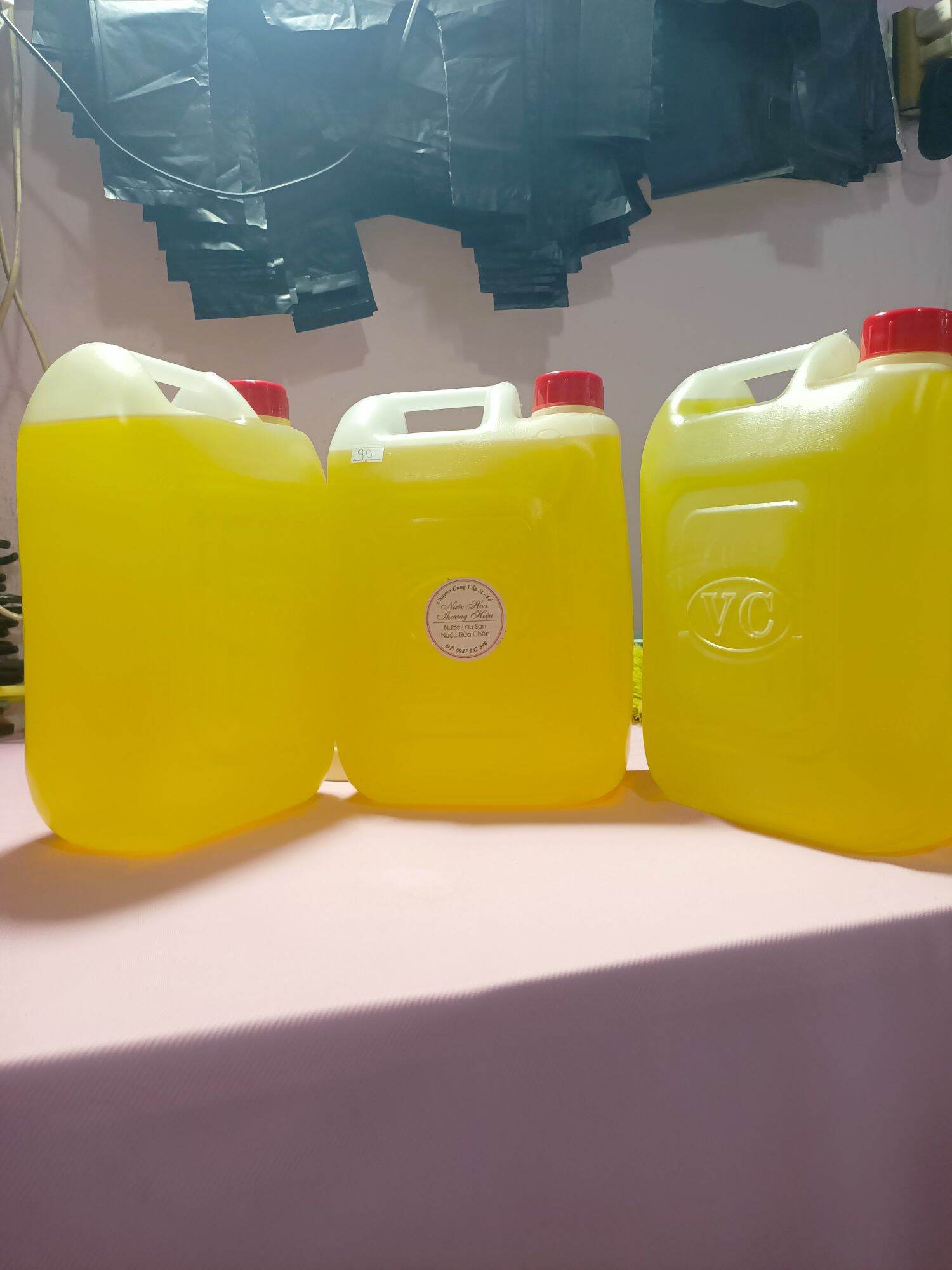 Nước rửa chén hương trái cây tự nhiên,can 5 lít