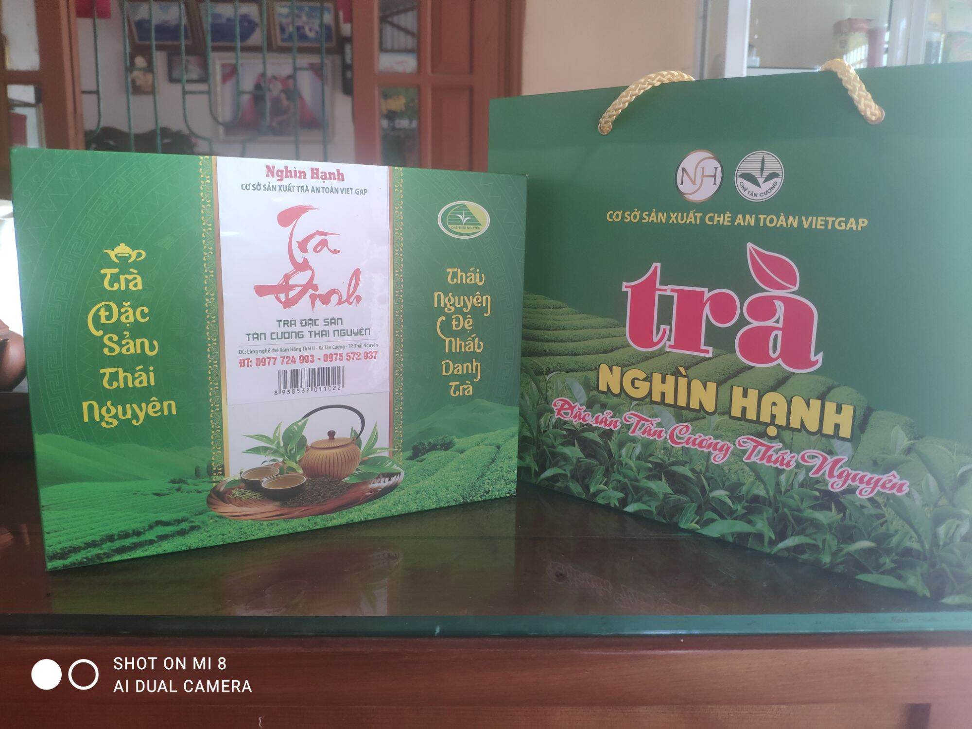 Hộp quà 500g trà đinh hảo hạng đặc sản tân cương tặng kèm túi xách đẹp tặng thêm gói 100g