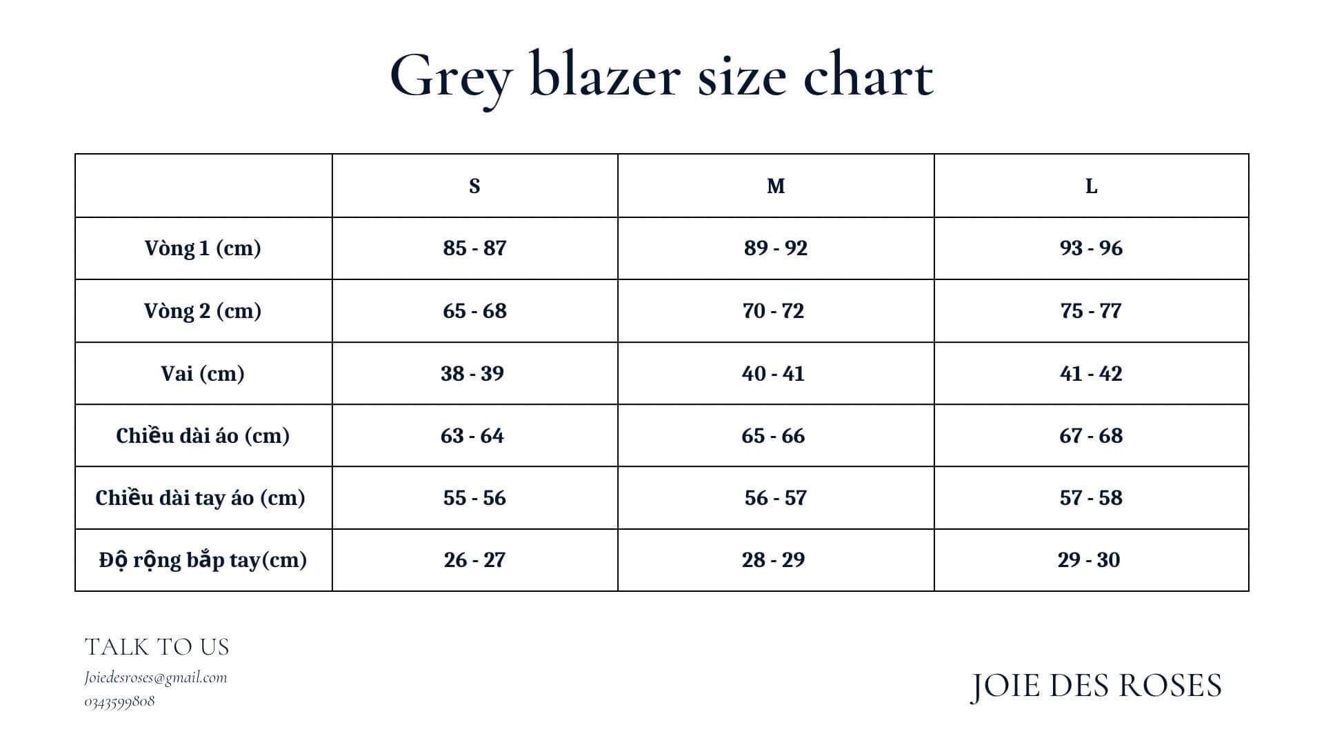 JOIE DES ROSES - Áo blazer Grey Jacket