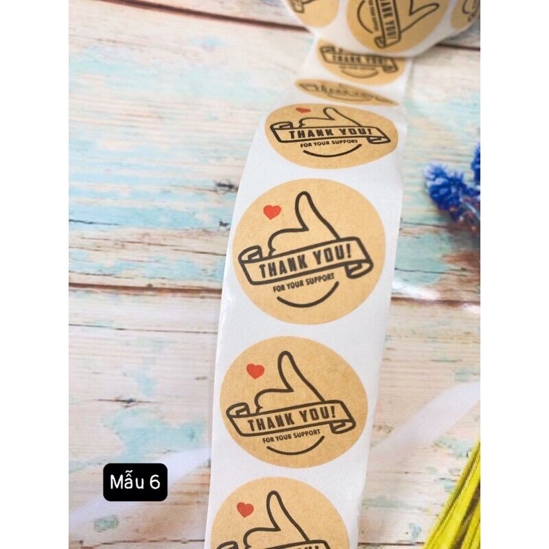 [HCM]Sticker in chữ Thank You (set 20 tem)