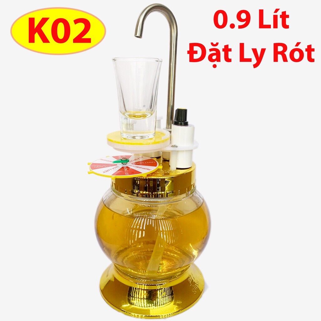Máy rót rượu tự động , đặt ly tự động rót 0.9ml