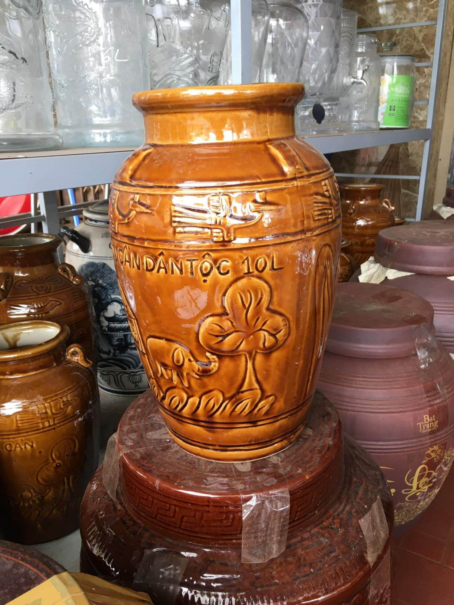 che đựng rượu  cần  10 lít