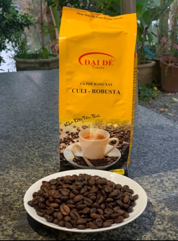 Cà phê Rang Xay Nguyên Chất CuLi-Robusta 500g