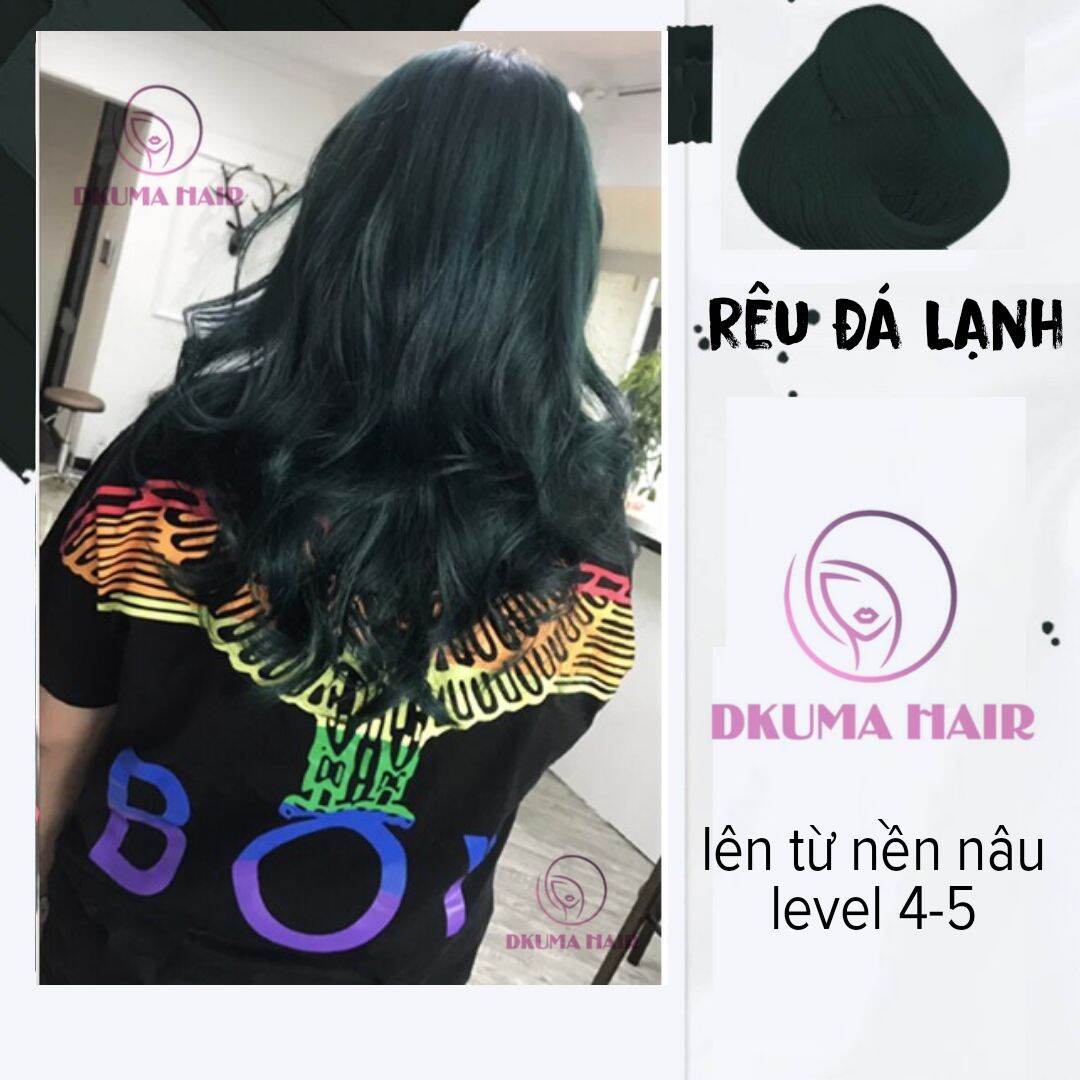 Màu Nhuộm RÊU ĐÁ LẠNH Dkumahair