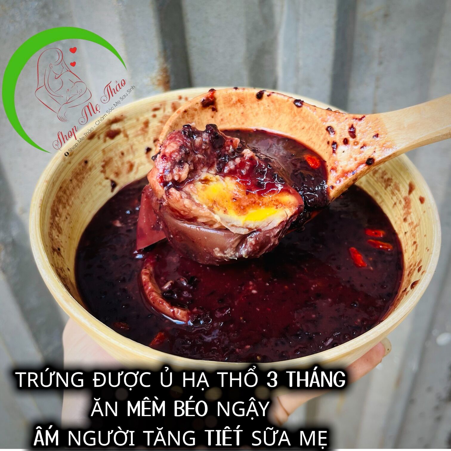 [HCM]CỐT BA TRĂNG TRỨNG GÀ HẠ THỔ (HANDMADE)