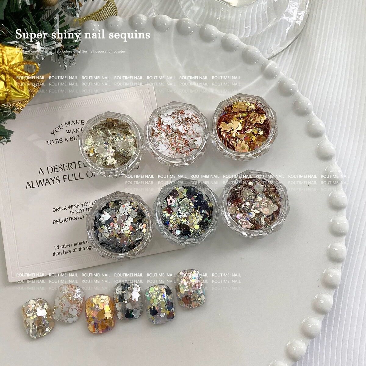 Set nhũ hình gấu 6 hủ