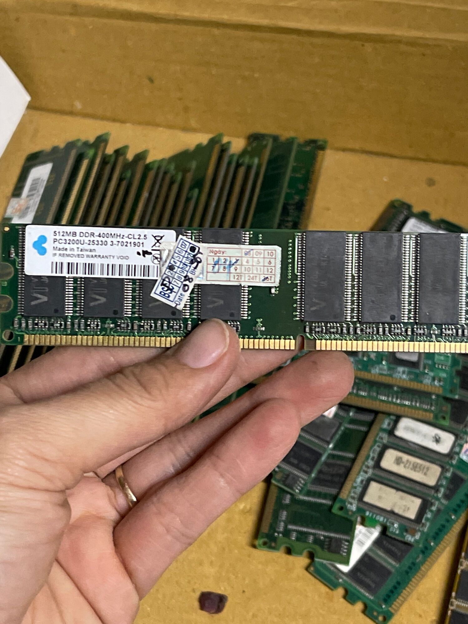 DDR1 copier Ram 512m bus 266 / 333 / 400