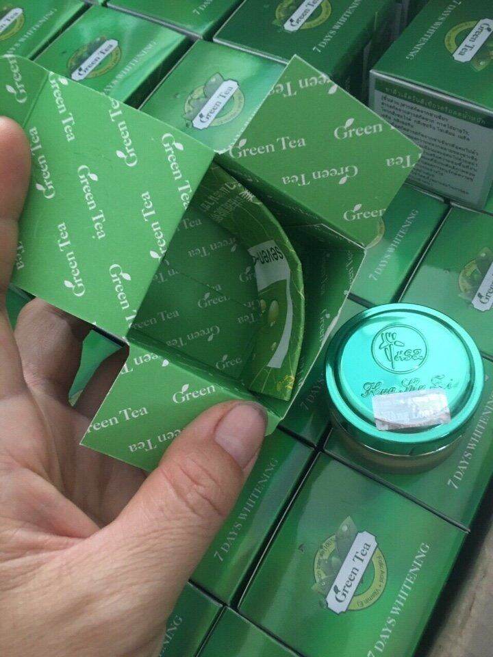 Kem nám tàn nhang đồi mồi green tea đài loan