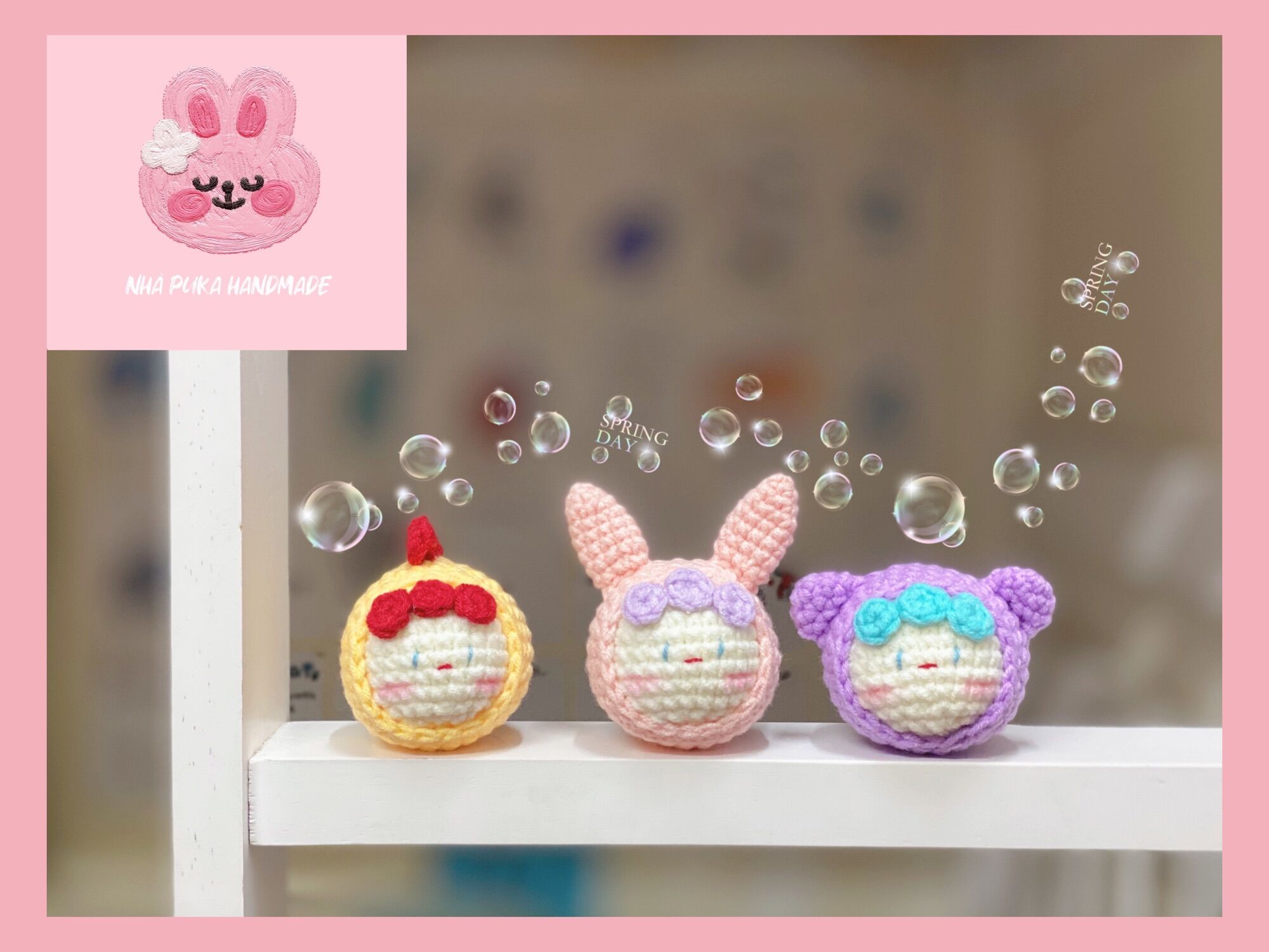 [HCM]Móc khoá len mochi nhiều mẫu có sẵn
