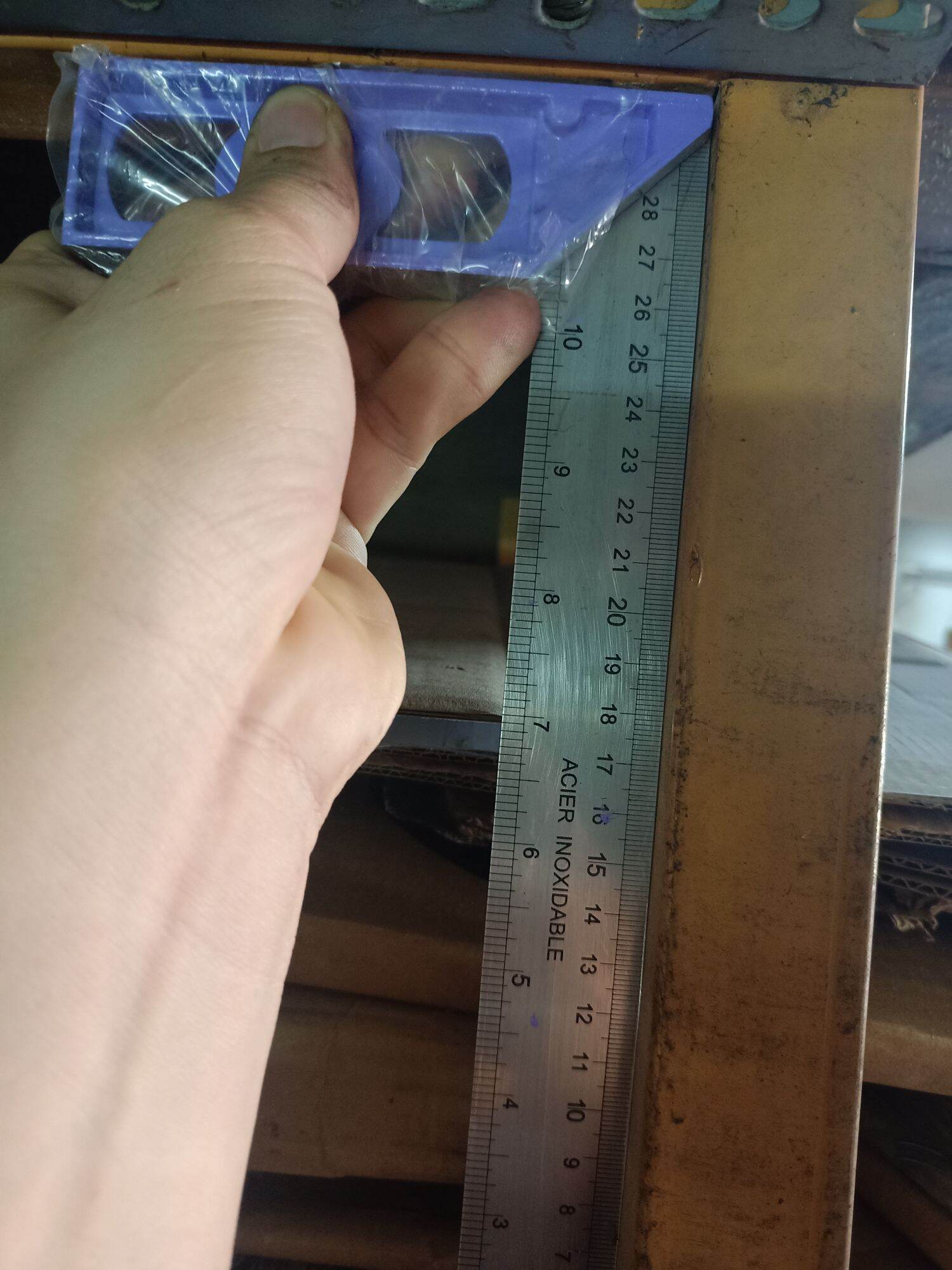 THƯỚC KE GÓC INOX 3T (300MM)