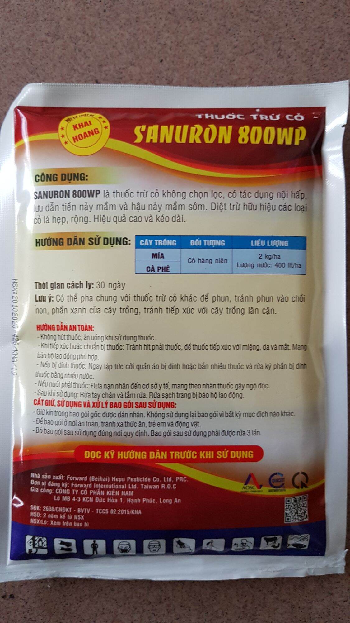 Thuốc trừ cỏ dại SANURON 800WP