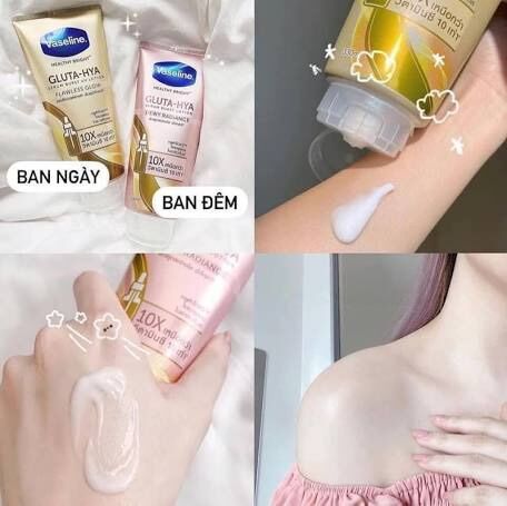 [Vaseline] Sữa Dưỡng Thể Trắng Da Chống Nắng - Thái Lan