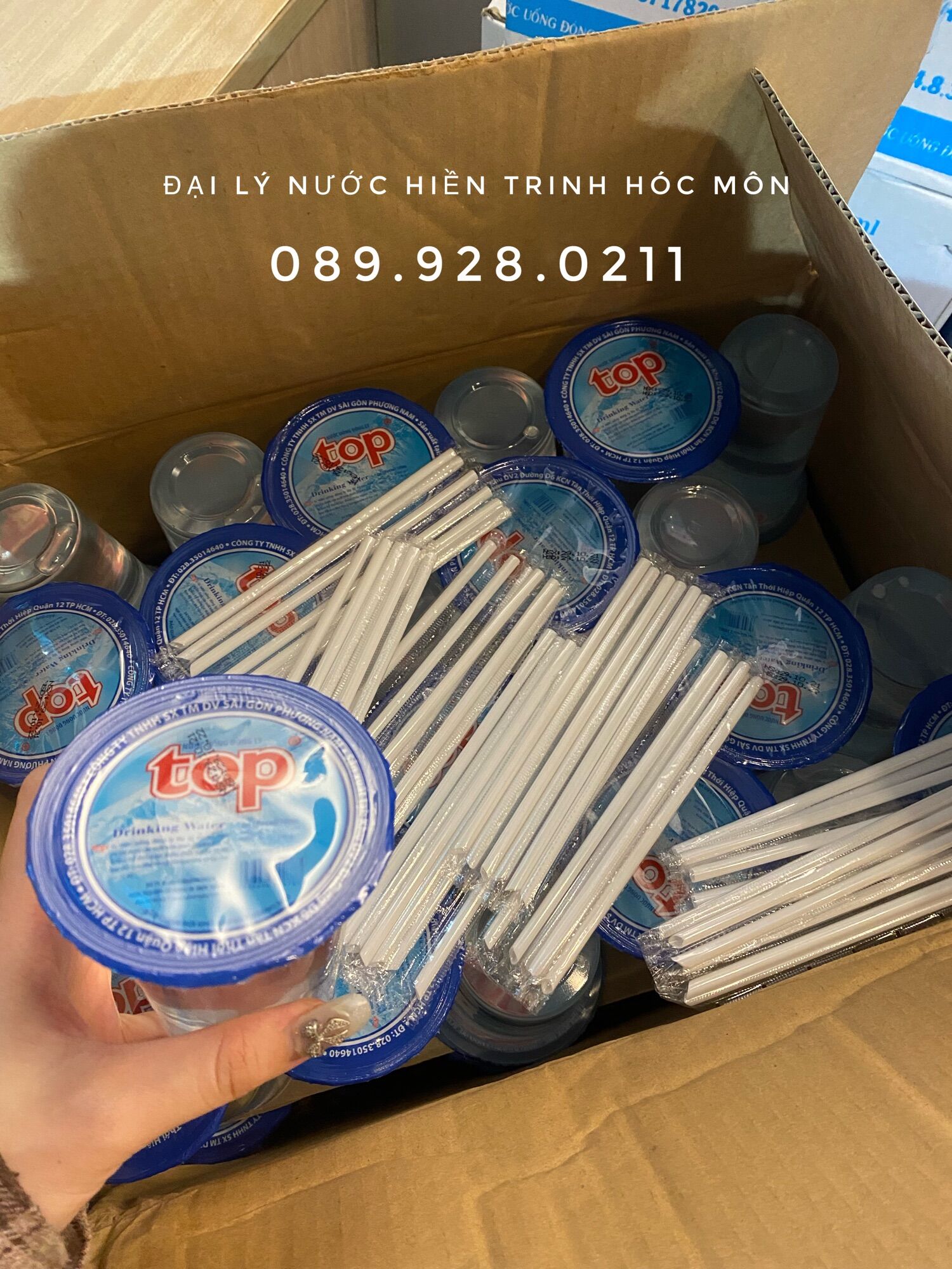 Nước Suối Ly Top 48 ly (230ml)