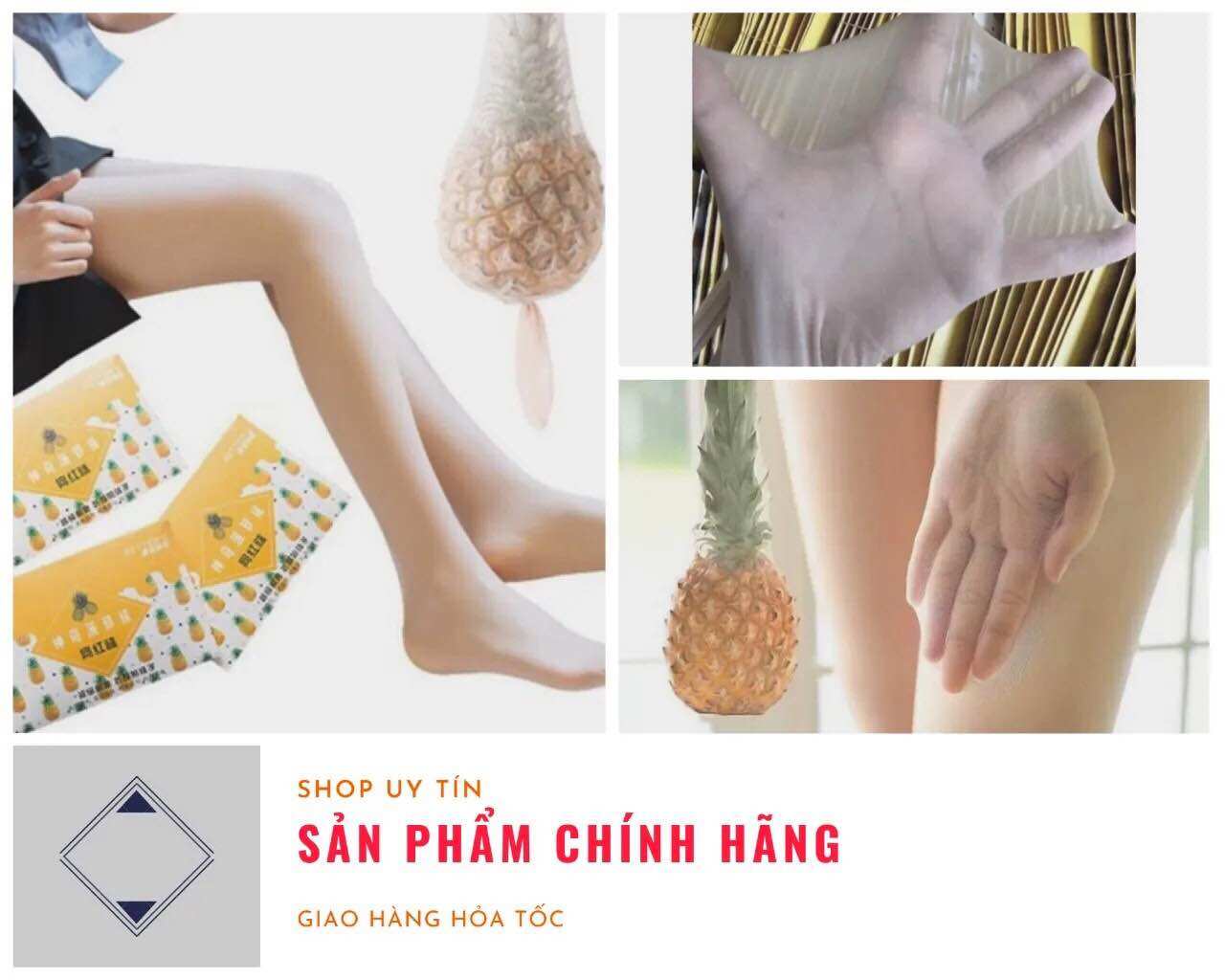 Quần tất da chân nữ Dứa siêu dai chống rách chất liệu mềm mịn thon gọn .Quần tất giấy nữ da chân mỏng quả dứa siêu dai, siêu thật chân