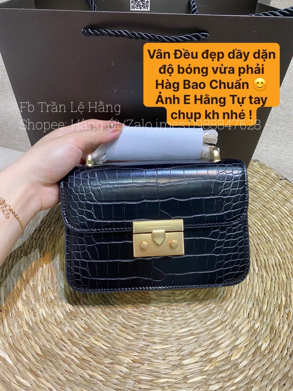 Túi Chữ C Hàng Xuuuất size mini 18cm