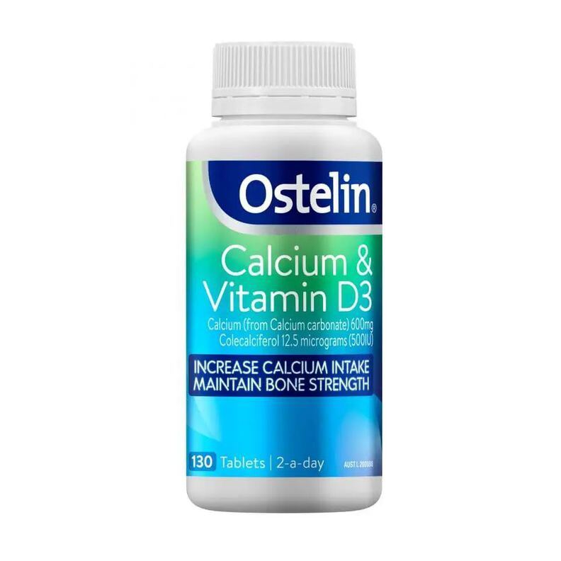 Canxi Ostelin Calcium & Vitamin D3 Của Úc, 130 viên