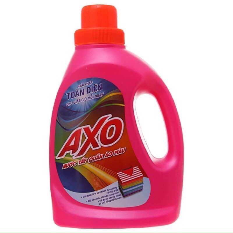 Nước giặt tẩy quần áo màu Axo 800ml