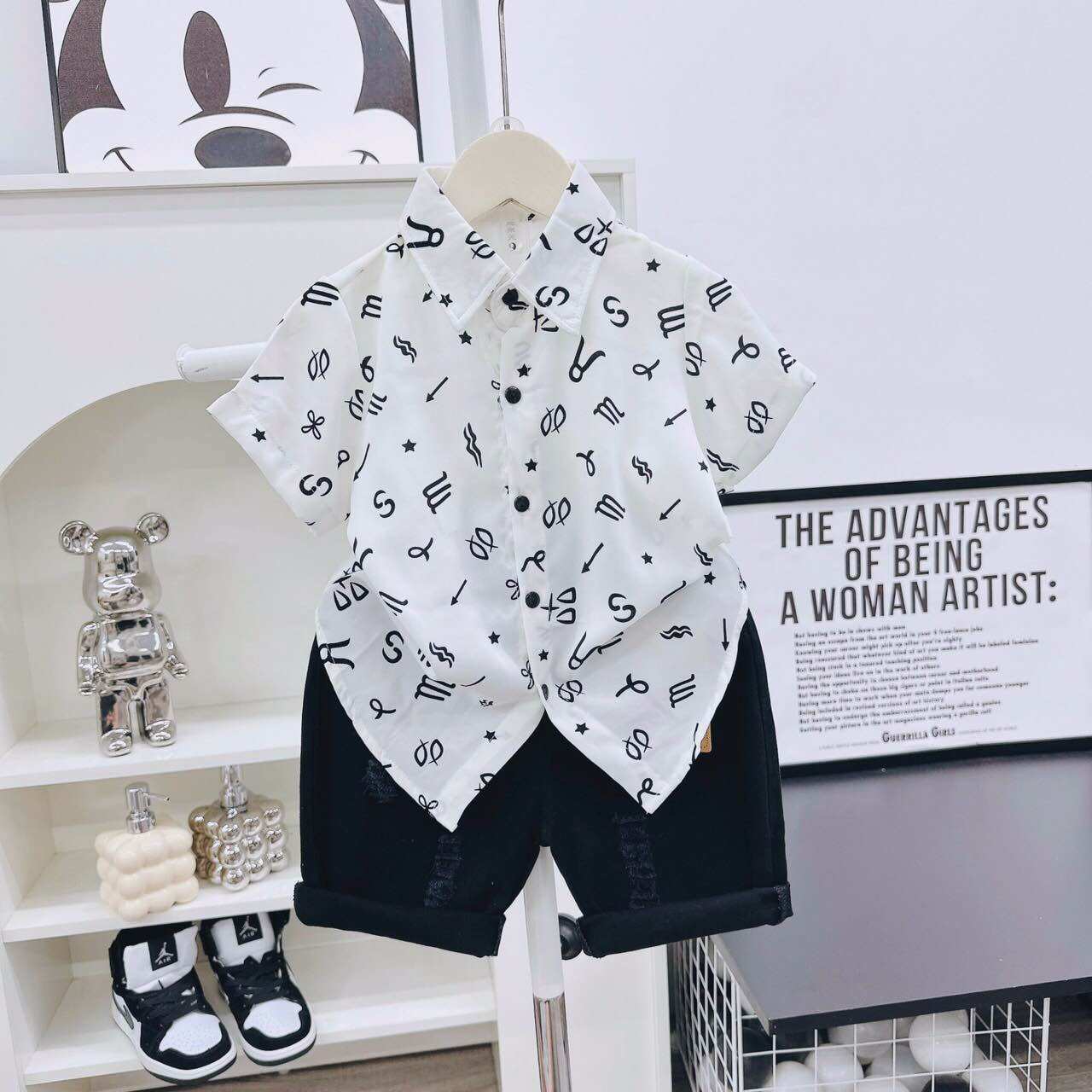 [HCM] Áo sơ mi lụa cọc tay size ĐẠI cho bé trai 🤩🤩🤩