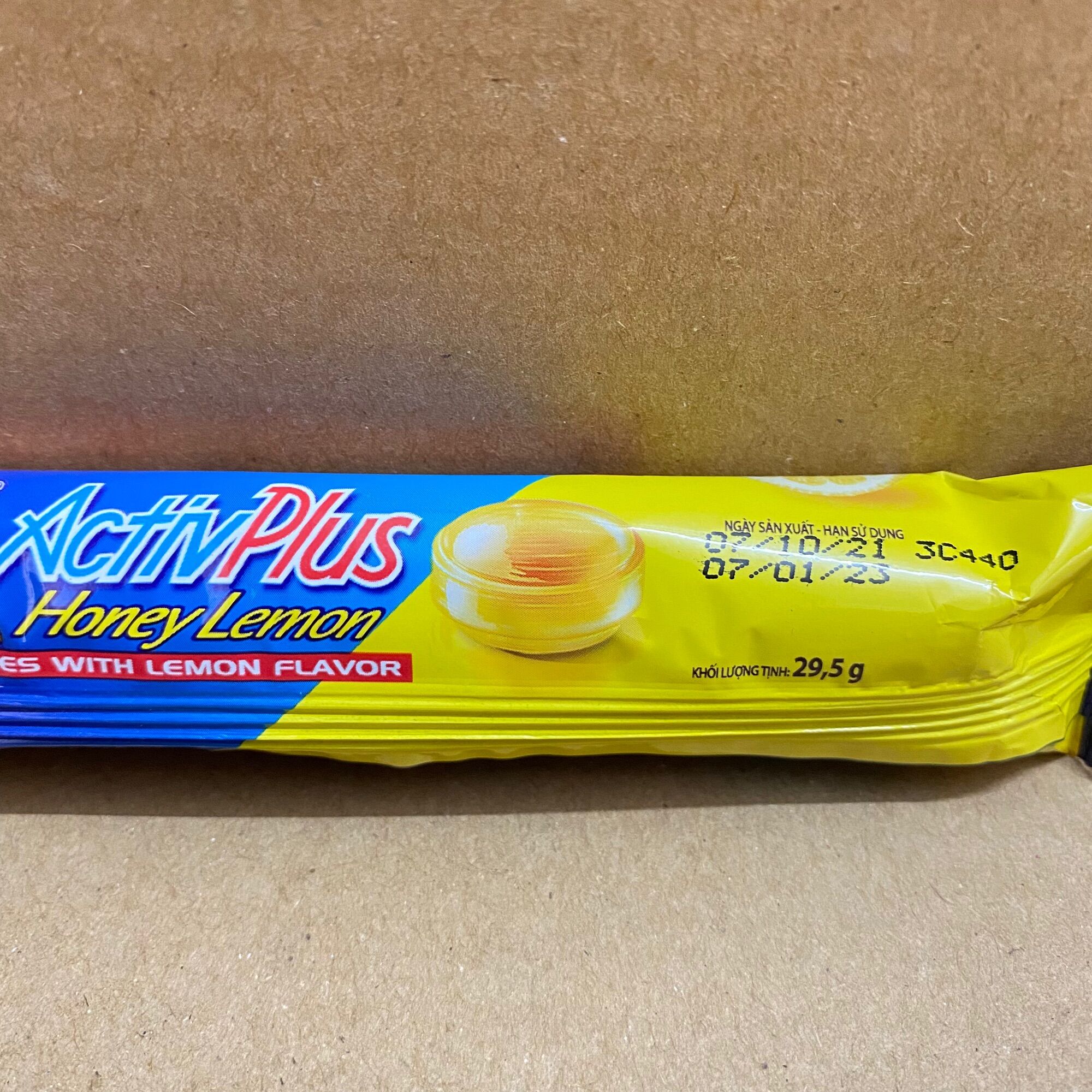 [29,5g][Chanh Mật Ong] Thỏi Kẹo Golia ActivPlus The Mát