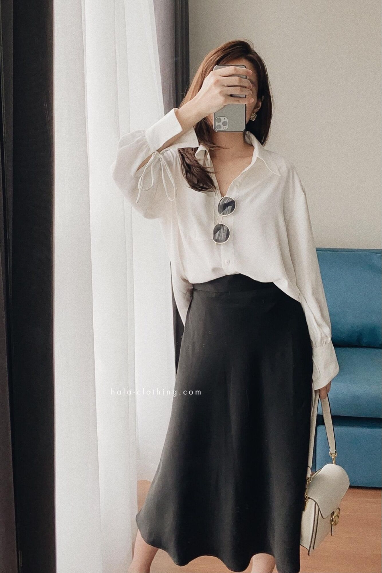HALA Sylvie Skirt - Chân váy lụa