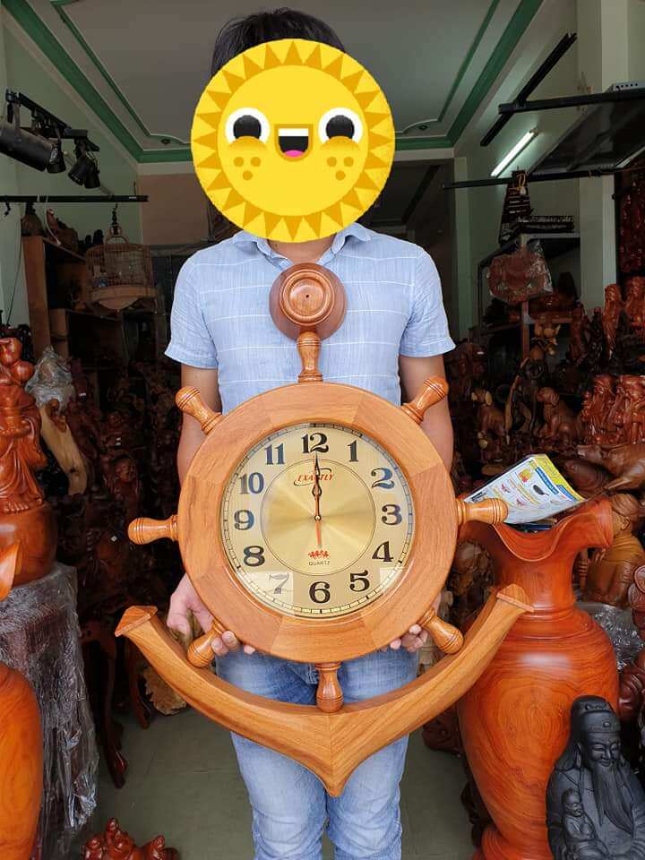 Đồng hồ neo _ Gỗ gõ đỏ