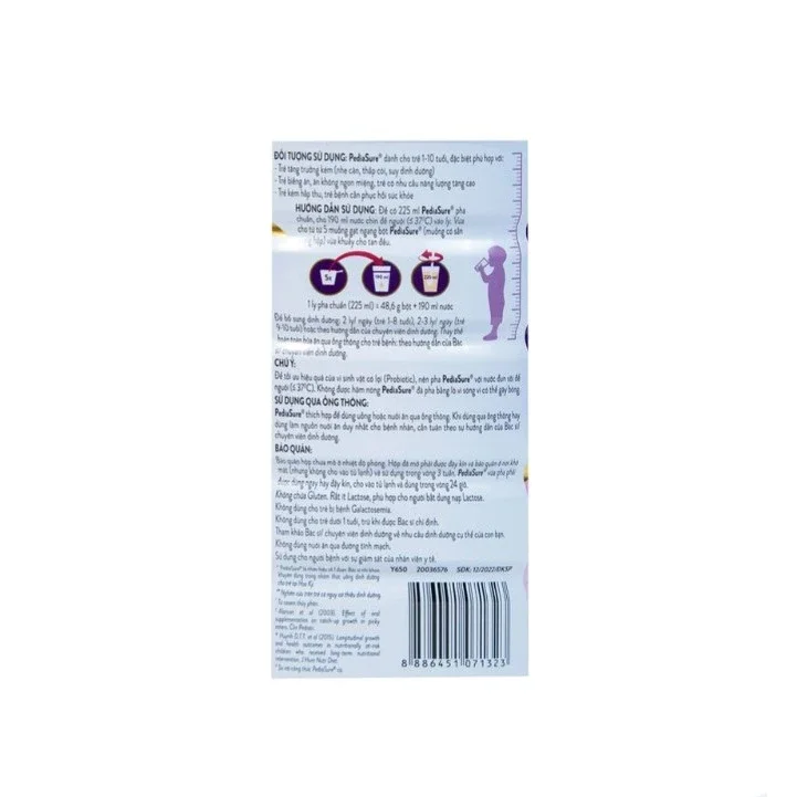 Sữa bột Pediasure 850g,1kg6