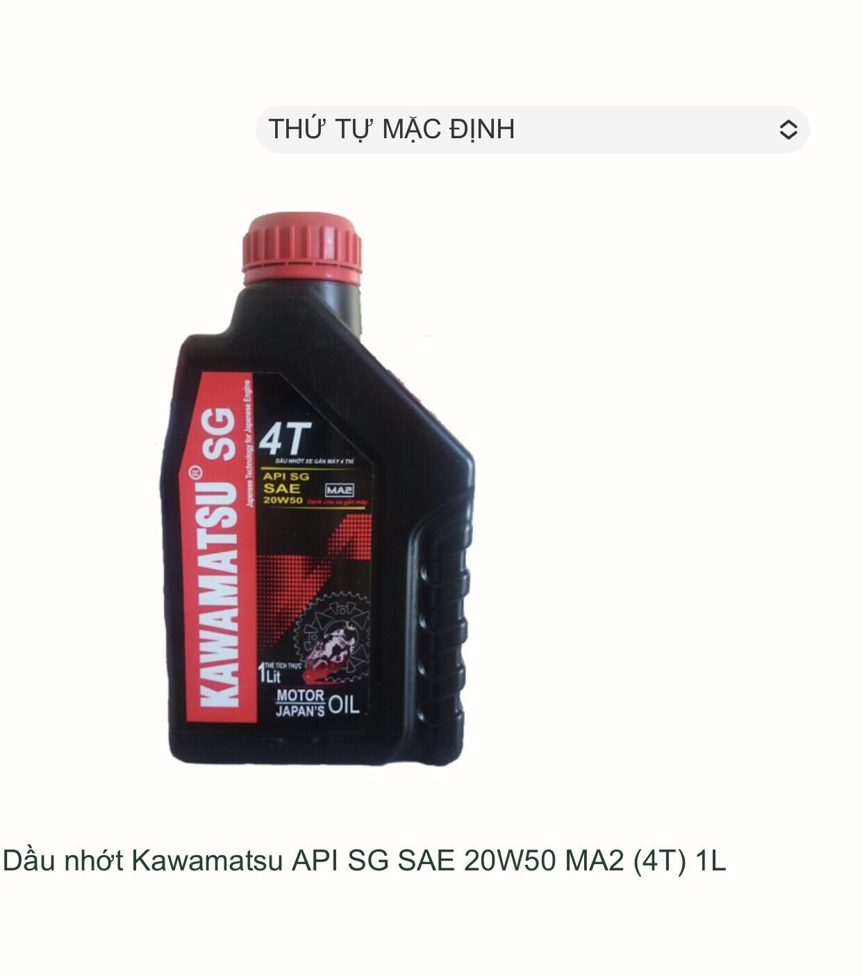 Nhớt xe máy Kawamatsu 1L chính hãng - Lazada | Lazada.vn