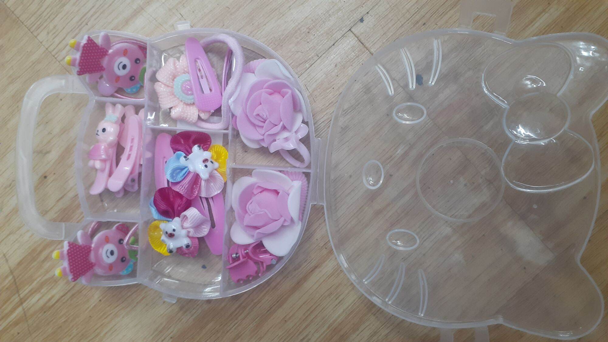 Bộ kẹp tóc hello kitty siêu dễ thương cho bé