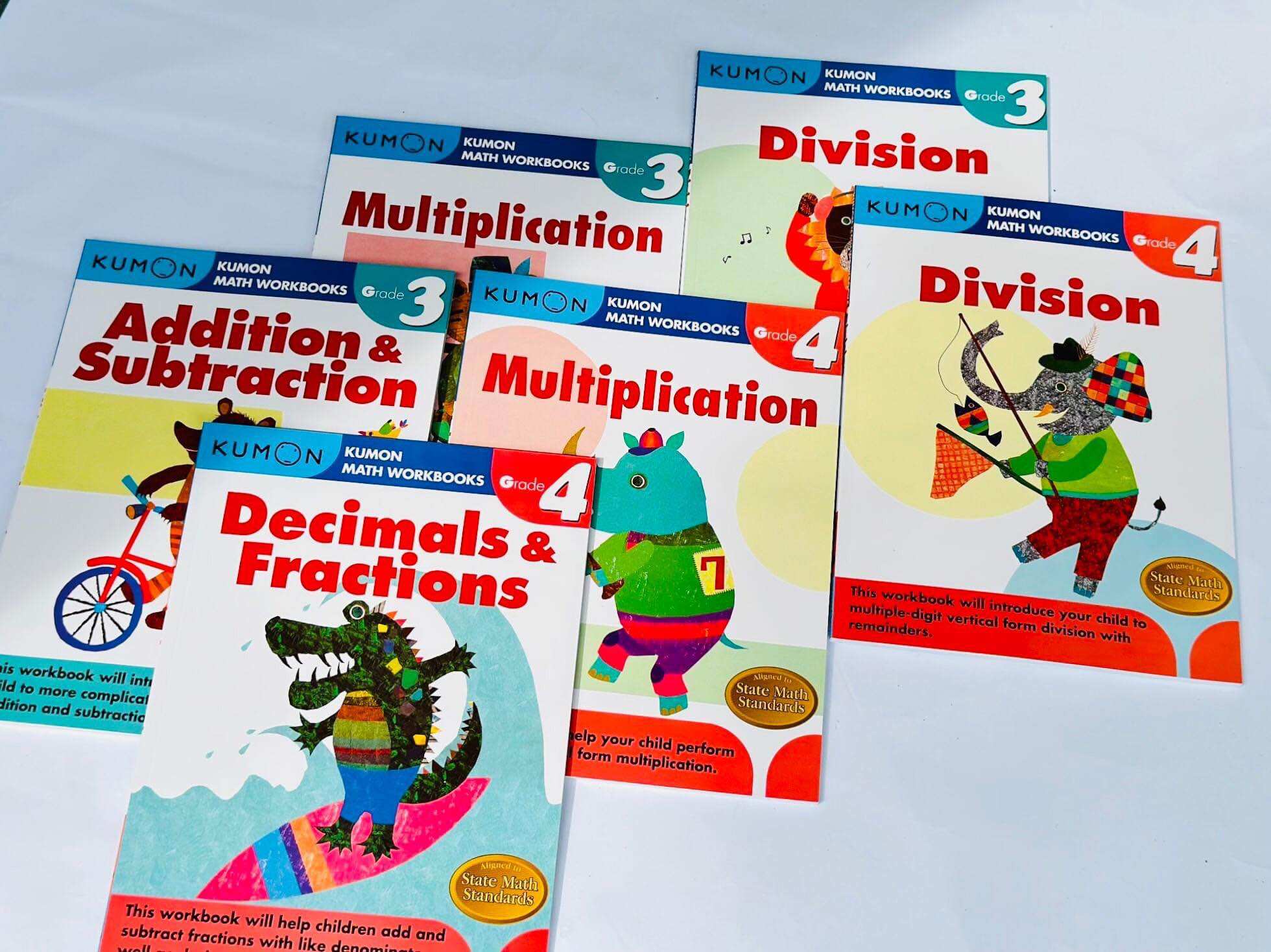 kumon math 10 cuốn