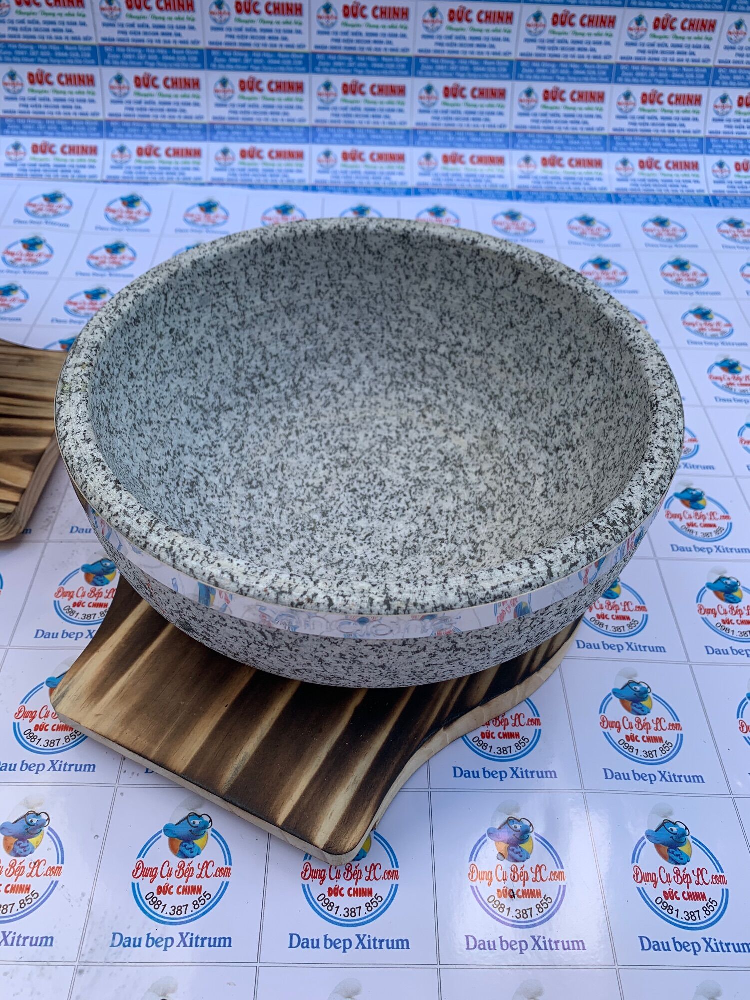Bát đá thố đá giữ nhiệt 20cm phở bát đá cơm trộn bát đá